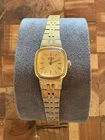 Vintage Seiko Quartz 5420-5079 Gold Tone Ladies Watch Japan- needs battery