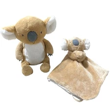 Lot Carters Child of Mine Unisex Koala Bear Satin Lovey & Wind Up Musical Plush