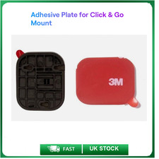 Click & Go Adhesive Plate for  Nextbase Dash Cam Mount 322GW, 422GW, 522GW,622GW