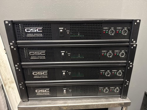 QSC CMX 300VA Professional Power Amplifier Fully Tested Working -=Excellent!=-