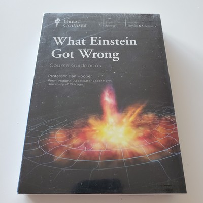 What Einstein Got Wrong by Dan Hooper (Book & DVD, 2017) NEW, FACTORY SEALED