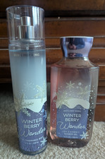 BRAND NEW Bath Body Works Winterberry Wonder Fine Fragrance Mist Shower Gel