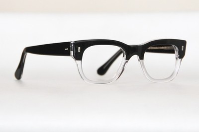 CUTLER AND GROSS M:0772 C:GB CLEAR BLACK FRAME READING GLASSES 