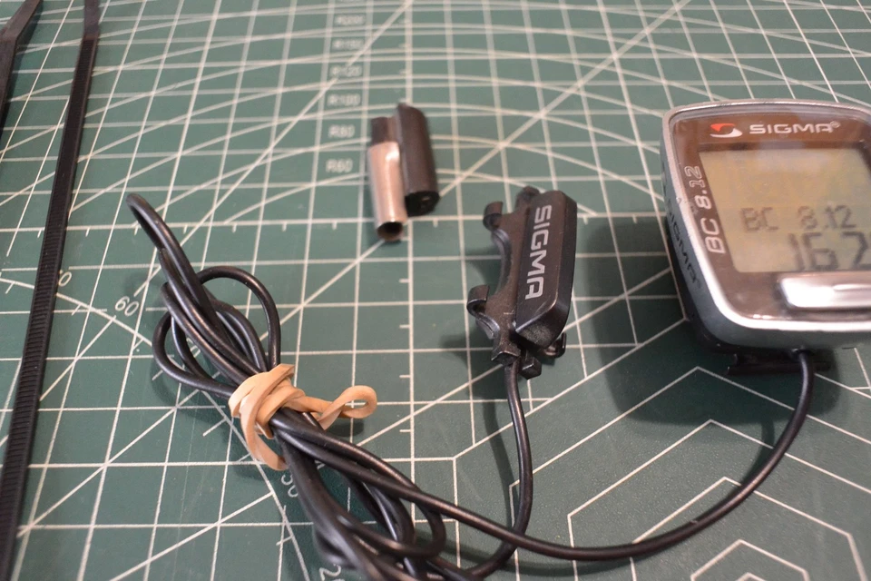 SIGMA BC-8.12 ciclocomputer tachimetro contakm bici mtb turismo *COMPLETO* - Immagine 3 di 4