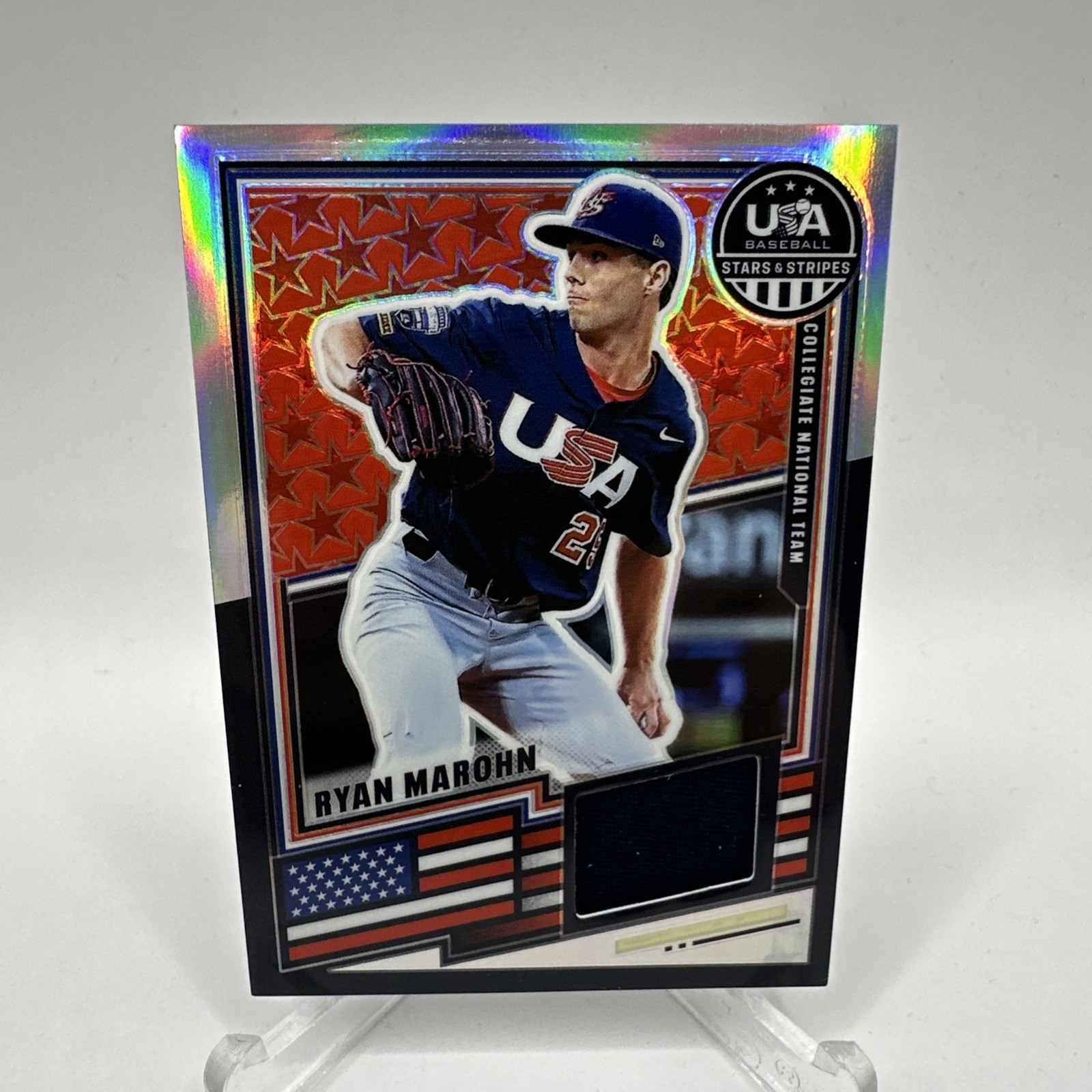 Ryan Marohn 2026 Panini Stars & Stripes USA Game Jersey USA-RM