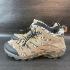 Merrell Moab Ventilator Mid Kids Size 6 Walnut Brown Outdoor Hiking Trail Boots
