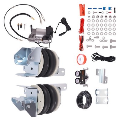 Luftfeder Hinten mit Zwei-Kreis-System + Kompressor Kit for Ford Transit 2001-
