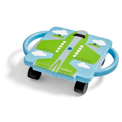 hand2mind Green Plane Glider Scooter Board, Floor Scooter Board, Gross Motor ...
