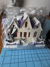 VTG Shiny Brite- Snowy Glen / Sparkle Town- Christopher Radko- New In Package!