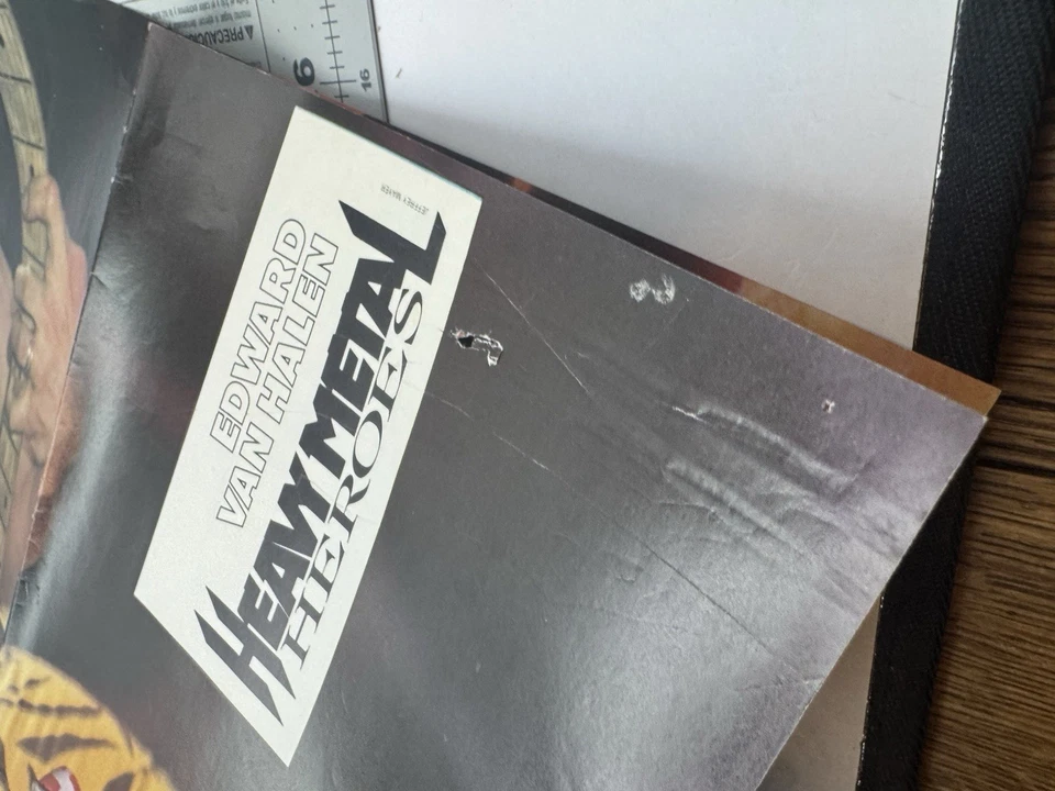 Hit Parader Heavy Metal Heroes Magazine Van Halen Poster!!! - Image 3 of 4