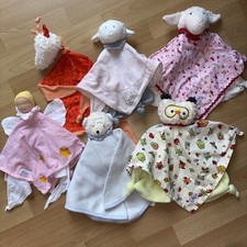 Käthe Kruse Schmusetuch Schnuffeltuch Eule Bär Lamm Giraffe Engel 6 Teile