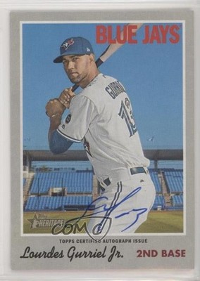 2019 Topps Heritage Real One Auto Lourdes Gurriel Jr #ROA-LGU Auto 8k4
