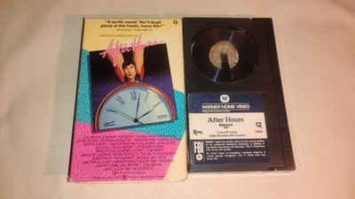 After Hours Betamax Video 1985 Martin Scorsese Film. Rare Movie. Tested Working 