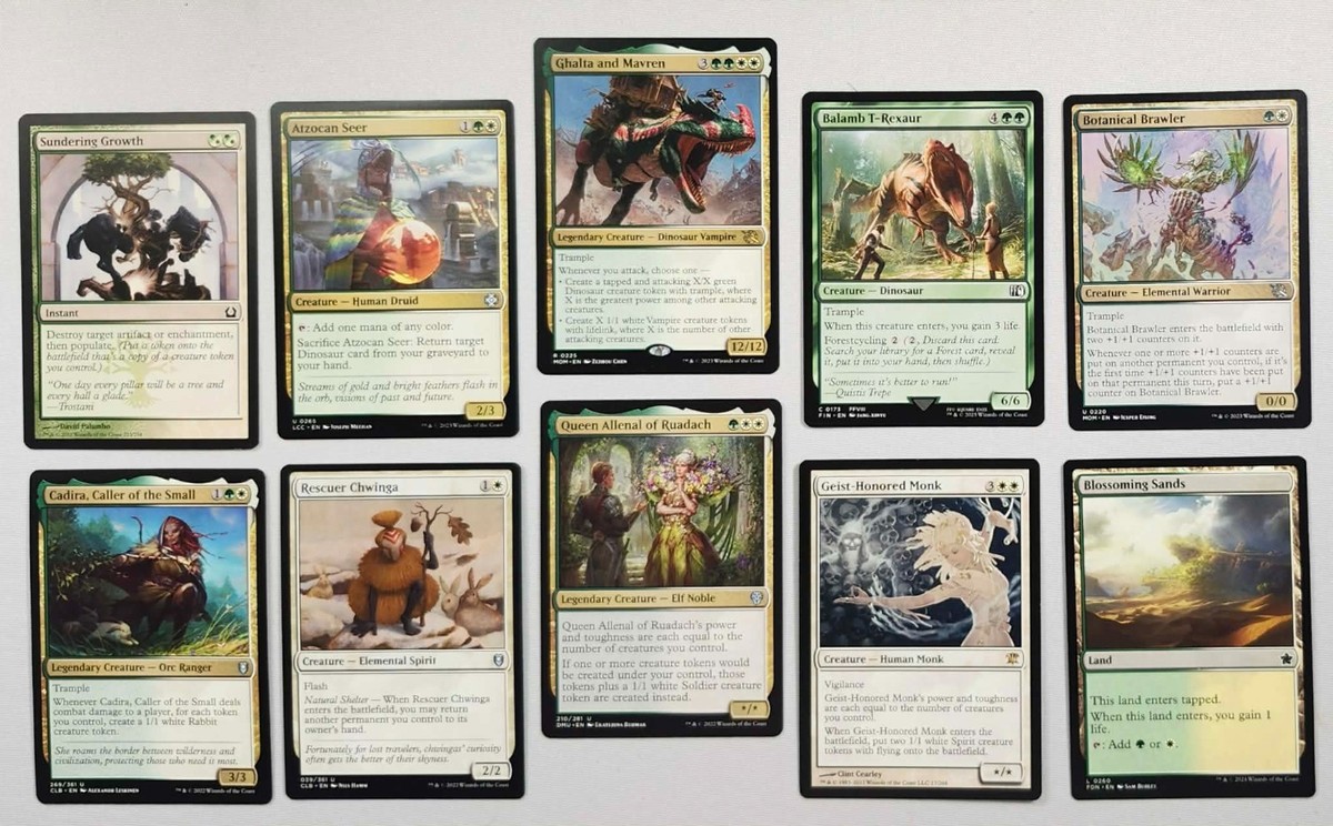 MTG Commander Ghalta and Mavren Custom 100 Card EDH Deck with Rares | eBay