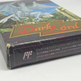 Dark Lord W/Box Manual Postcard Famicom FC Retro Rare Used Game Good NTSC-J JP