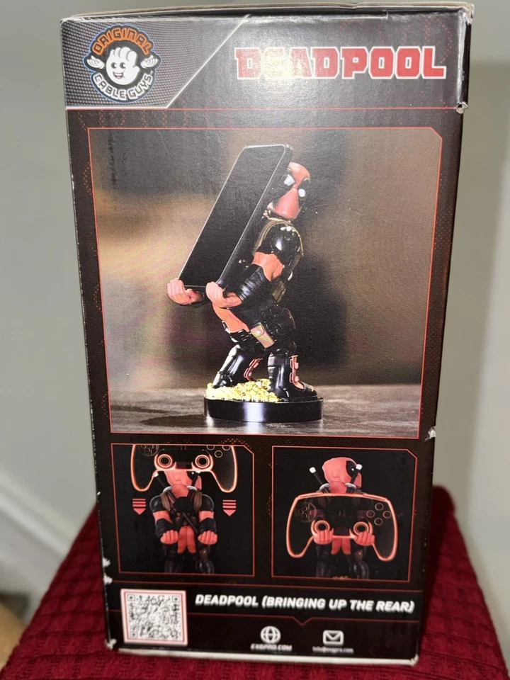 Держатель для телефона Deadpool Cable Guy — специальное издание Marvel заднего вида — совершенно новый - Изображение 4 из 4