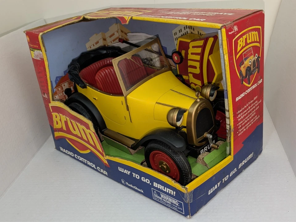 BRUM Radio Control Car Vintage RadioShack Ragdoll 2003 RC Toy & Remote Box READ - Image 3 of 4