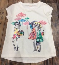 Gymboree Girls Mix N Match Flowers Summer Shirt Size Xs 4