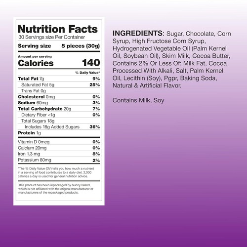 ROLO Dark Chocolate Creamy Salted Caramel Candy, Purple Foils, 2-Pound Bag - Picture 7 of 7