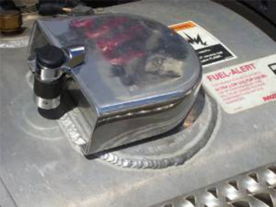 Kenworth/Mack Single Semi Truck Lock-On Guard Locking Fuel Cap Anti Theft Device