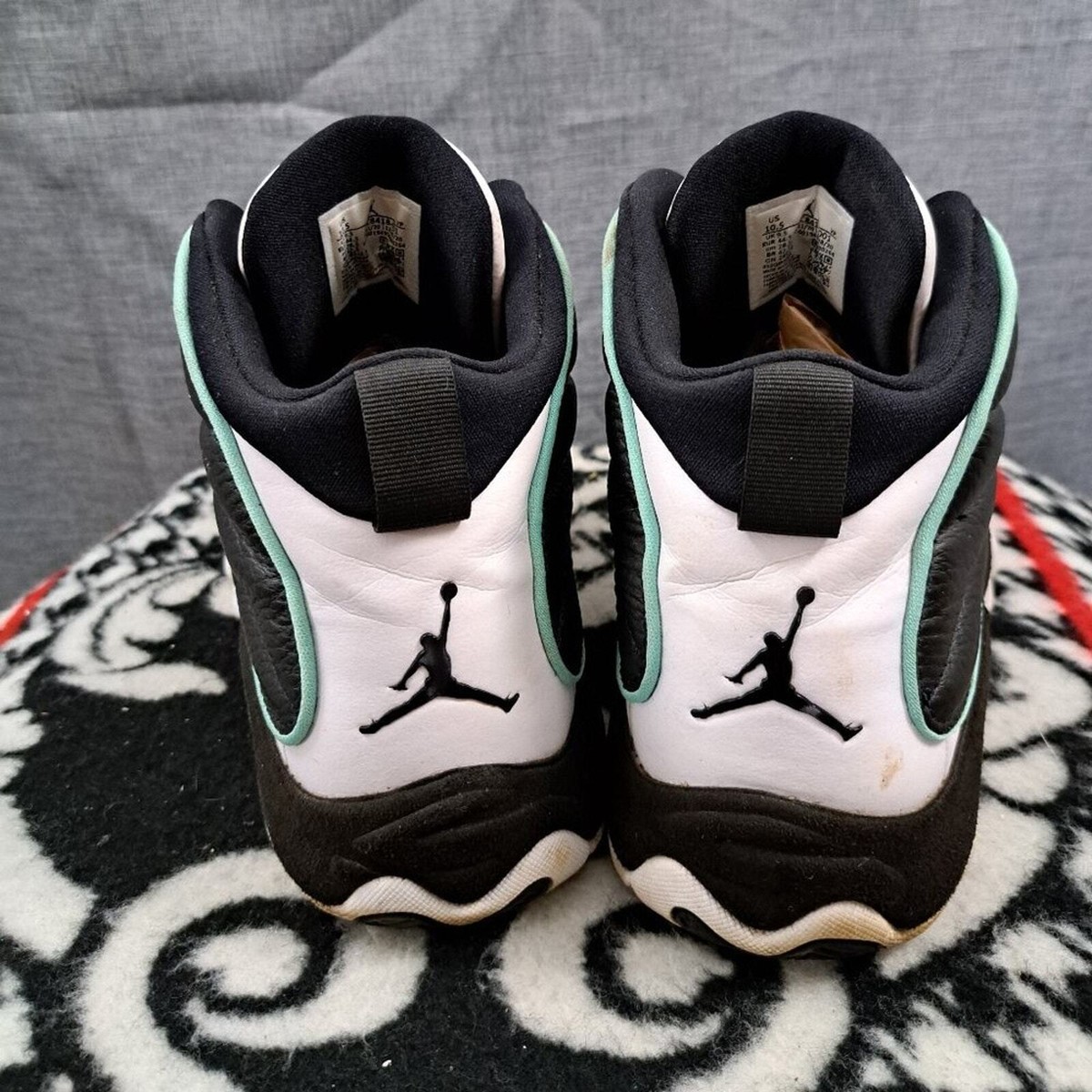 Size 10.5 - Jordan Pro Strong Tiffany Men Sneaker Black 