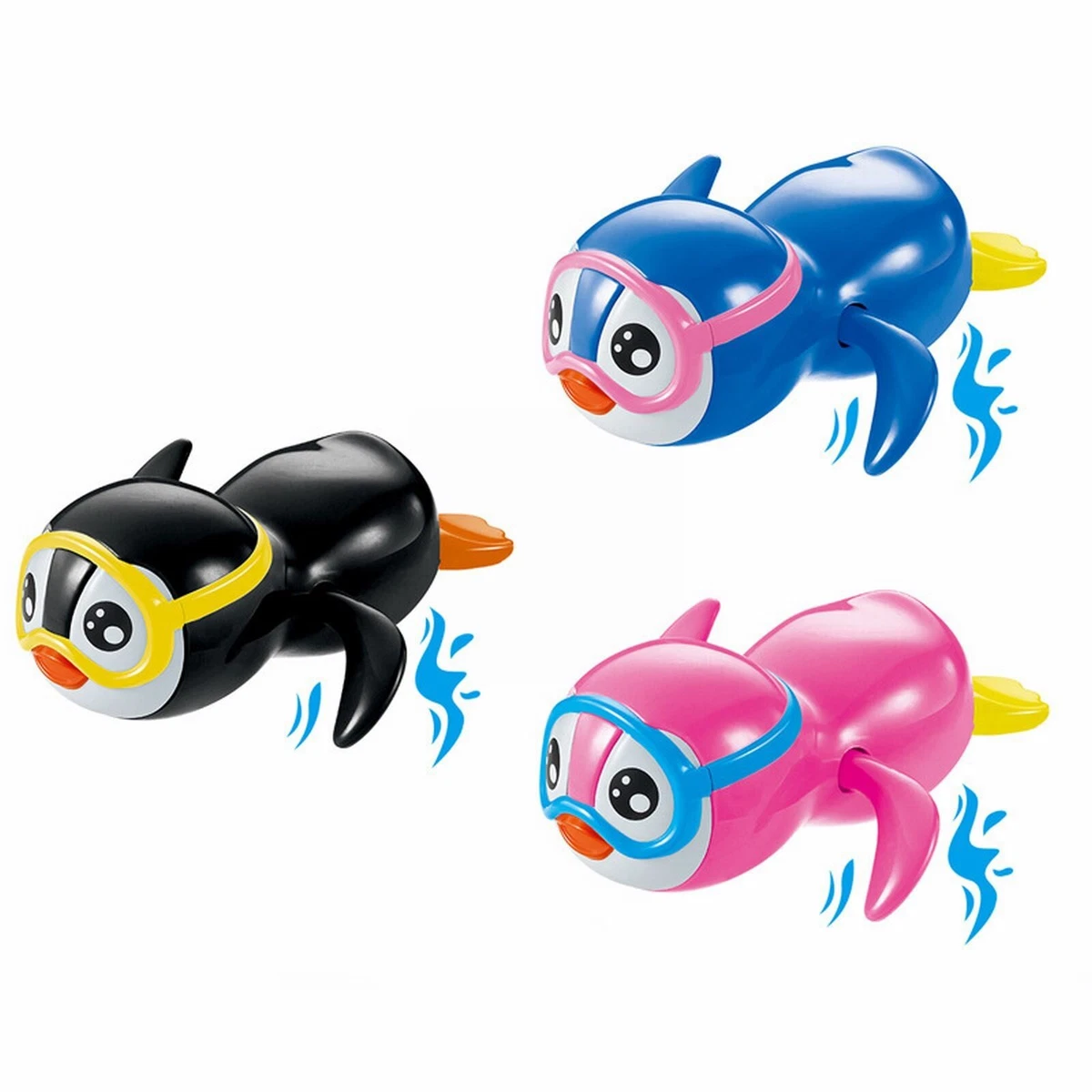 Playing Water Toy Cool Swim Little Penguin 567 Wind Up Baby Bath Toy