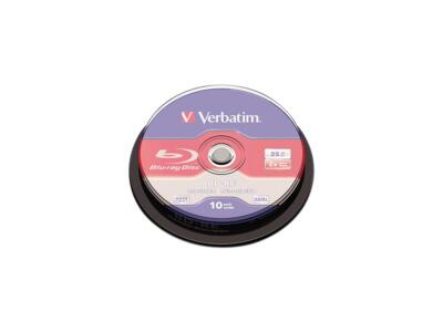 BD-RE Disc, 25 GB, 2x, Silver,10/Pk