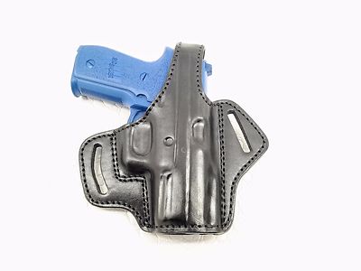 OWB Thumb Break Leather Belt Holster FN FNS-9 9mm