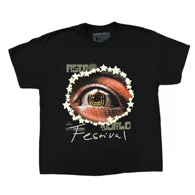 Astroworld Festival 2021 Travis Scott   Open Your Eyes   T Shirt Utopia