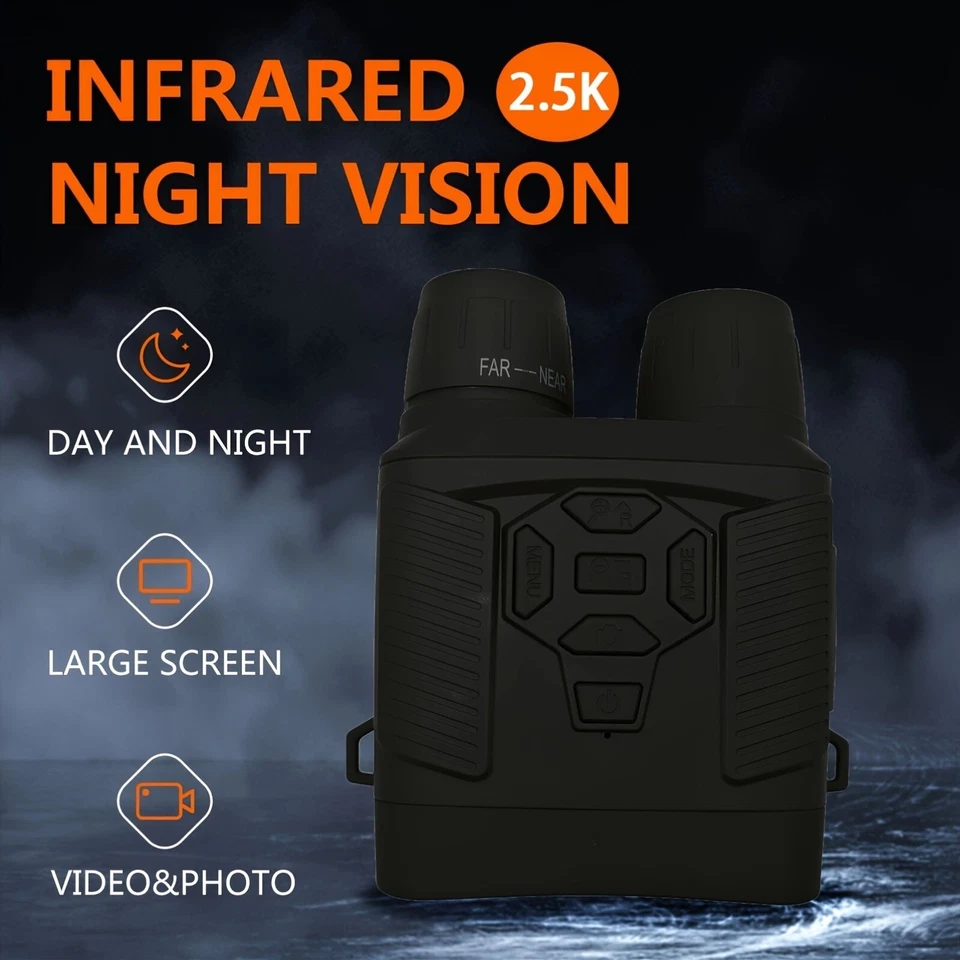 Night Vision Goggles Infrared Digital Binoculars For lotal Darkness Sunreillance - Image 4 of 4