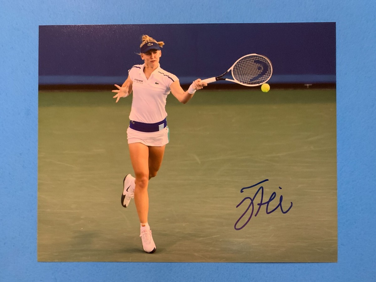 Jil Teichmann Swiss Tennis 8x10 Photo Signed Auto | eBay