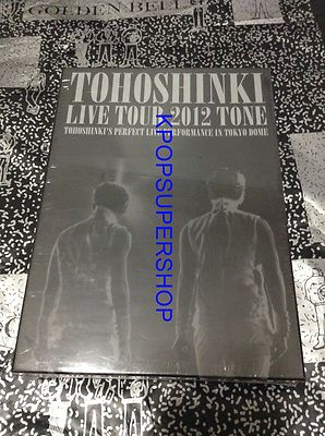Tohoshinki Live Tour 2012 TONE 3 DVD First Press Limited Edition