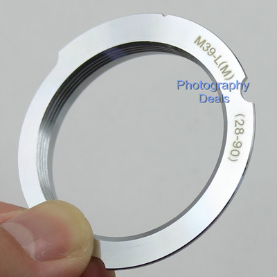 Mount Adapter For Leica L39 M39 LSM LTM 28-90 90mm Screw Lens to Leica M Camera