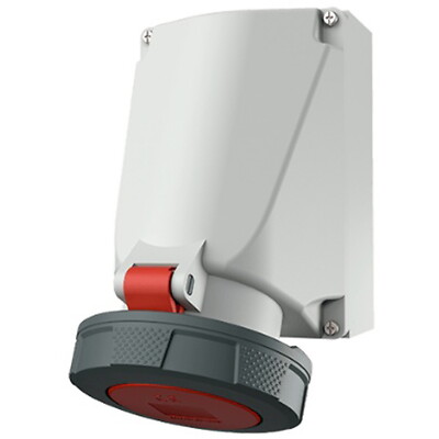 Mennekes TYP 132A Wall mounted receptacle screw terminals [IP67 63A 4P 400V]