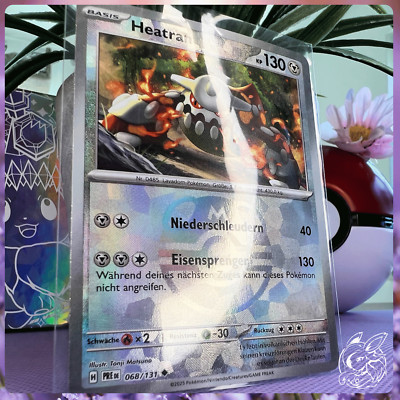 Heatran   068/131   Prismatic Evolutions   'Master Ball' Holo   DE Pokémon TCG
