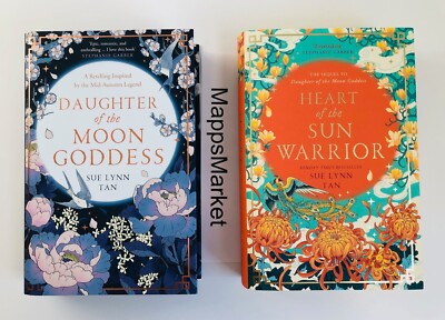 SIGNED Daughter of Moon Goddess Heart of the Sun Warrior Sue Lynn