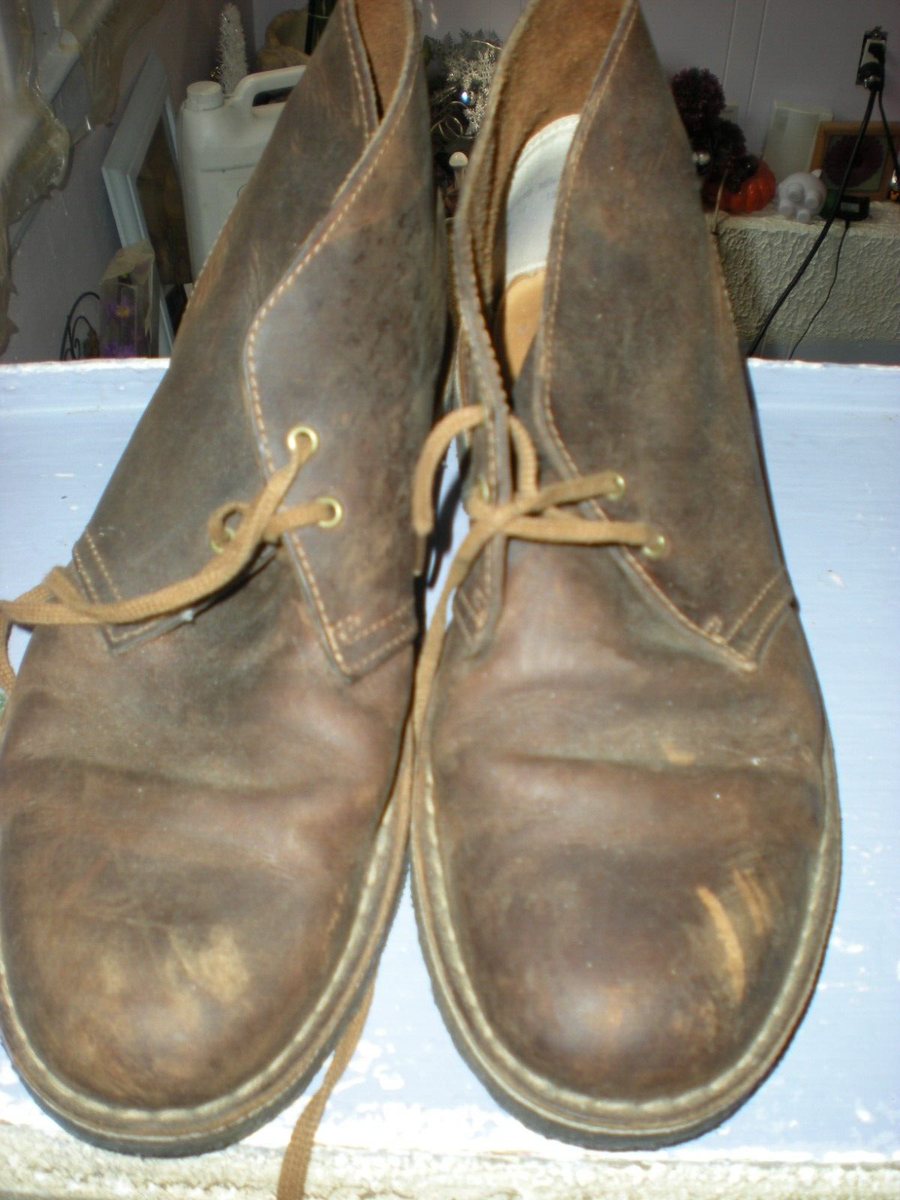 Men’s 9 Clark originals size 9 crepe sole desert boot lot used leather Amazon.com | Clarks Originals Mens Desert Boot Leather Dark  main image 4