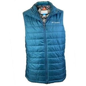 columbia men's crested butte ii omni heat puffer vest