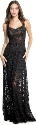 dress the population anabel Dress The Population Anabel Gown - Black