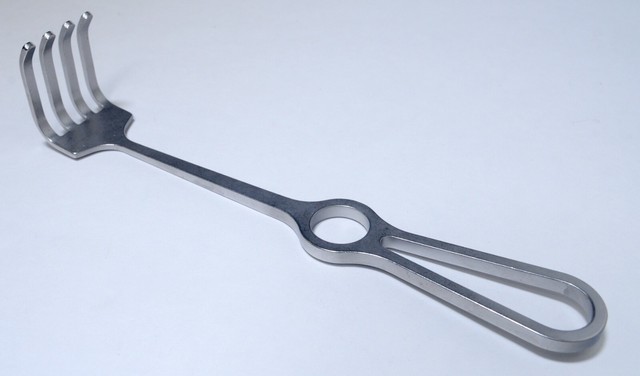 Israel Rakes V. Mueller SU3580 Israel Rake Retractor 4 Blunt PRONGS 9-1/2