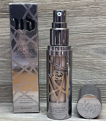Urban Decay All Nighter Liquid Foundation Full Coverage Waterproof Shade 2.0 NEW