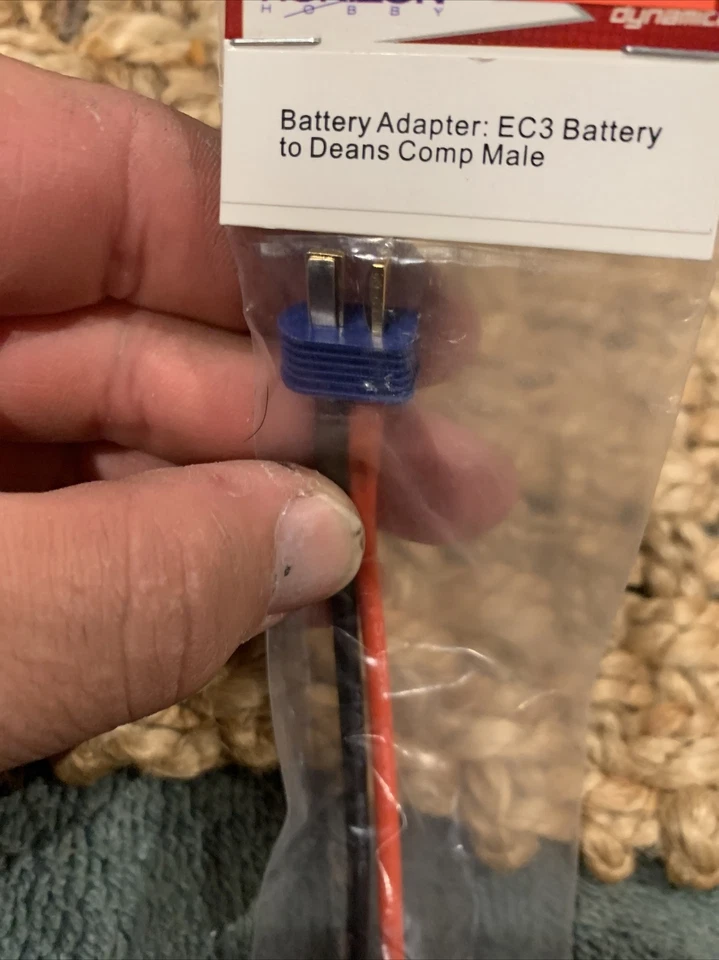 Dynamite DYNC0060 Battery Adapter EC3 Battery to Male Comp Deans - Image 3 of 4