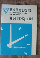Ersatzteilkatalog Pragatron Hauptuhr HH100 , 101