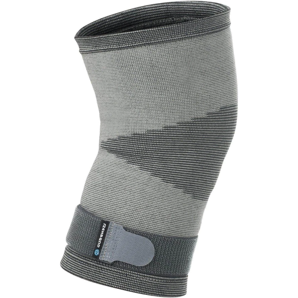 Rehband QD Knitted Sleeve Knee Support Grey Gym - Image 3 of 4