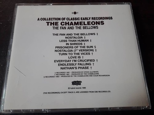 THE CHAMELEONS - The Fan And The Bellows CD New Wave / Post Punk - Picture 4 of 4