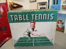 VINTAGE EAGLE PING POMNG/TABLE TENNIS SET PADDLES NET INDUCTIONS BALLS