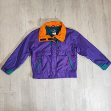 Vtg 90s Woolrich Woman Sigmet Gear Windbreaker Full Zip Jacket Colorblock Medium