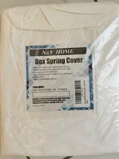 N&Y Home Box Spring Cover - Twin/White