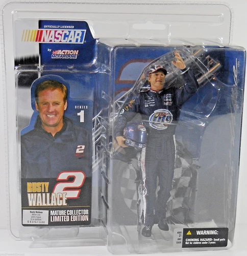 Rusty Wallace 2003 McFarlane Miller Lite Mature Collector Edition Series #1 NEW