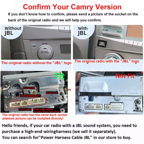 GPS Navi For Toyota Sienna 2004-2010 Android 12 Apple CarPlay Car Radio w/Camera - Picture 2 of 16